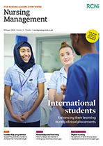 Read a sample edition of Nursing Management