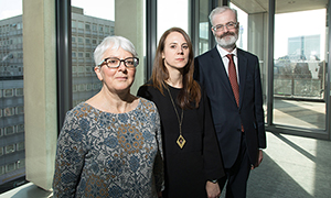 Josie Irwin, Sara Gorton and Danny Mortimer 