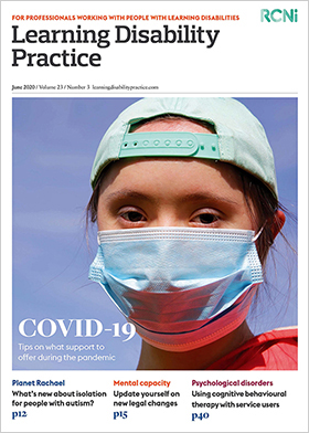 Read a sample edition of Learning Disability Practice