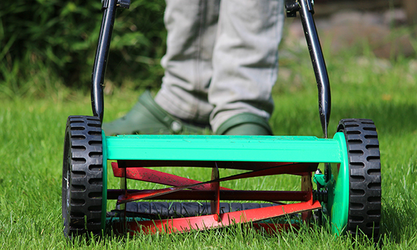 Push-on mower