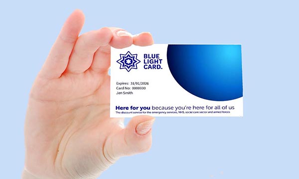 Nurse discounts: Blue Light Card