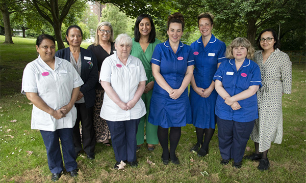 Female external catheters: members of trial team
