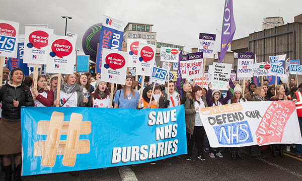 Bursary protest