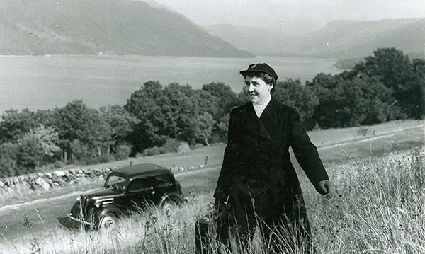 District nurse near Loch Fyne in Argyll