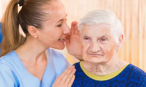 Recognition and management of hearing loss in older adults in care homes