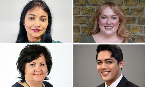 Nurses who love their jobs: headshots of four nurses who talk about the job they love 