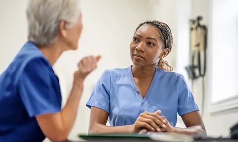 Reverse mentoring and diverse perspectives in nursing: two nurses have a one-to-one conversation