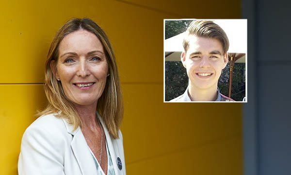 Paula McGowan, who campaigned for mandatory learning disability and autism training after death of son Oliver, inset