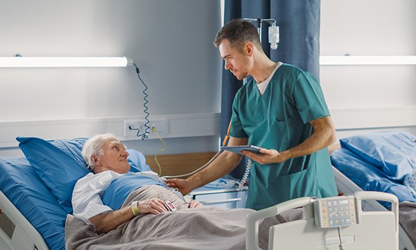 Nursing degree apprenticeship: nursing associate with patient