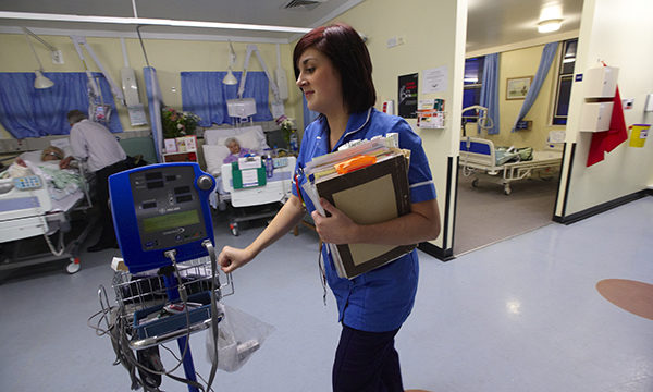 Busy nurse