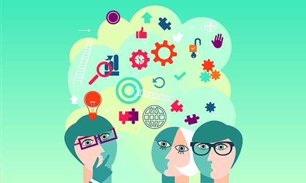 people sharing ideas